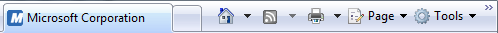 screen shot of toolbar's common icons not labeled