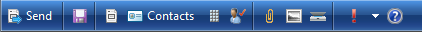 screen shot of toolbar with well organized icons