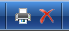 screen shot of adjacent print and delete buttons