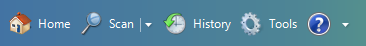 screen shot of toolbar with familiar icons