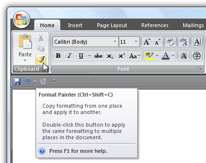 screen shot of infotip showing button's functions