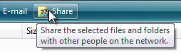 screen shot of labeled button with infotip
