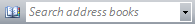 screen shot of list label search address books