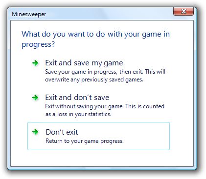 screen shot of dialog box with too much text
