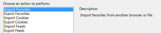 screen shot of details of list item selected
