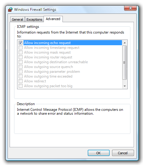 screen shot of check-box list and descriptive text