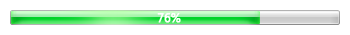 screen shot of progress bar with text on the bar