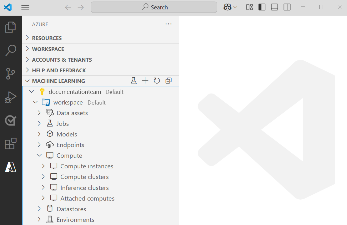 Azure Machine Learning VS Code Extension