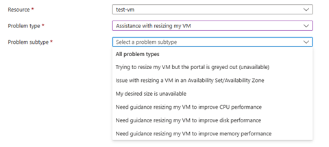 Screenshot of example for reporting issues for feature by submitting support ticket.