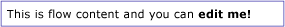 RichTextBox control with formatted content including bold text