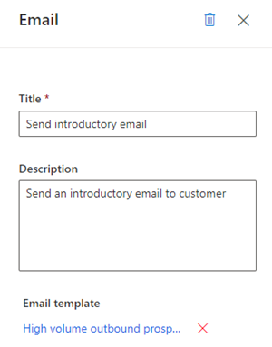 Snimka zaslona popisa radnji na kartici Koraci.
