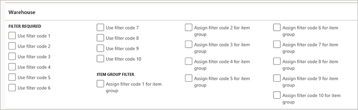 Item groups Item groups.