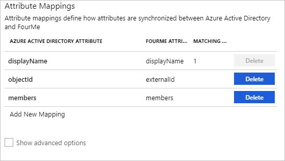 4me Group Mappings