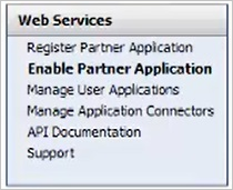 Enable Partner Application
