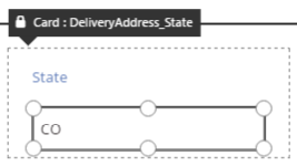 Odaberite drugu kontrolu unutar kartice.