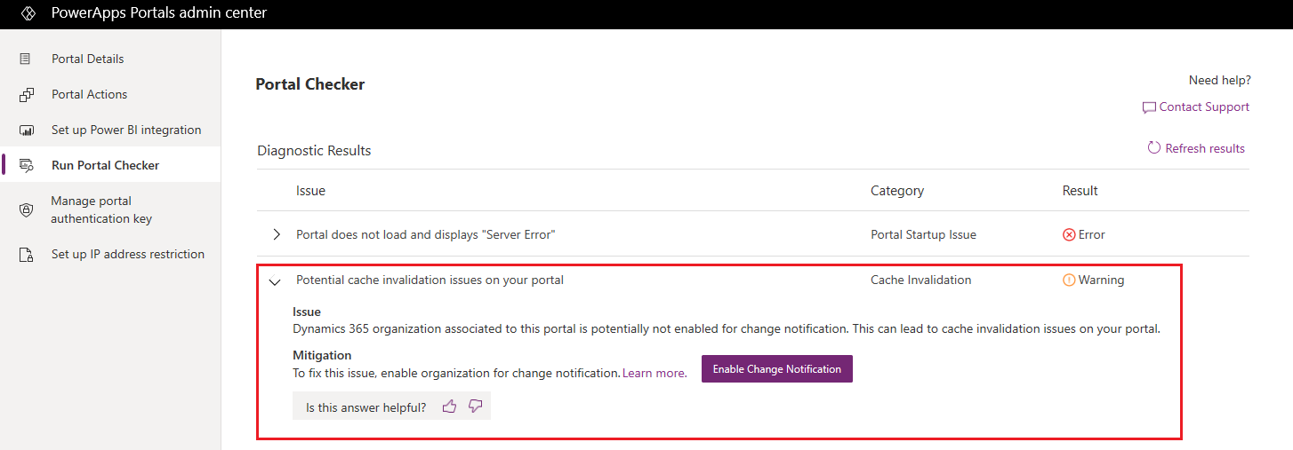 Proširivanje problema u rezultatima dijagnostike.