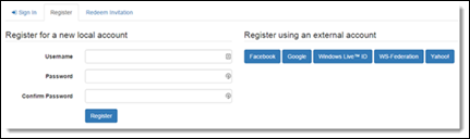 Registrirajte se za novi lokalni račun Registrirajte se za novi lokalni račun.