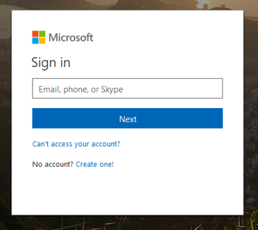 Microsoft Entra zaslon za prijavu.