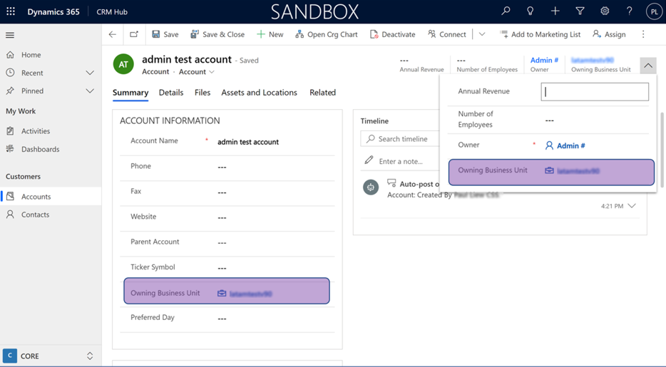 Promjena vlasnika ili poslovne jedinice vlasnika