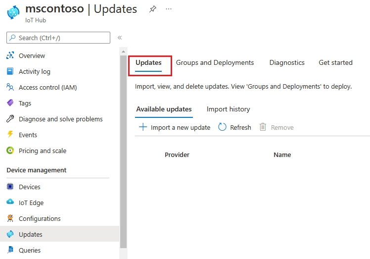 Updates