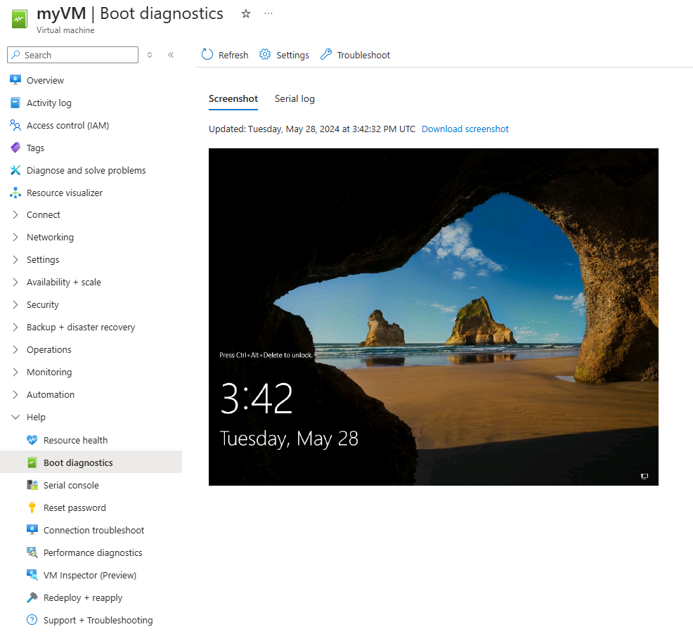 képernyőképe A Windows rendszerindítási diagnosztikájának képernyőképe