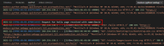 Képernyőkép a streamelési naplókról a VS Code Output ablakában.