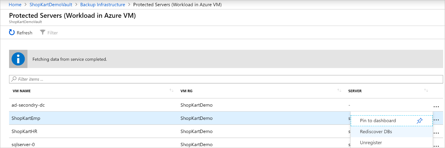 A DB-k újbóli feltárása az Azure Portalon