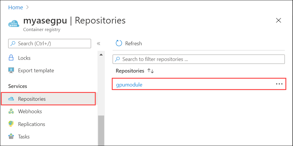 Modul a tárolóregisztrációs adatbázisban