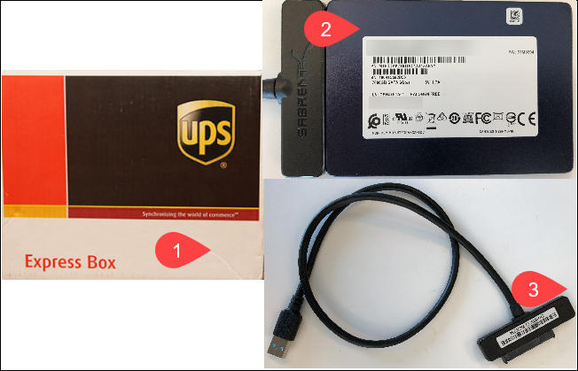 Data Box Disk szállítási csomag