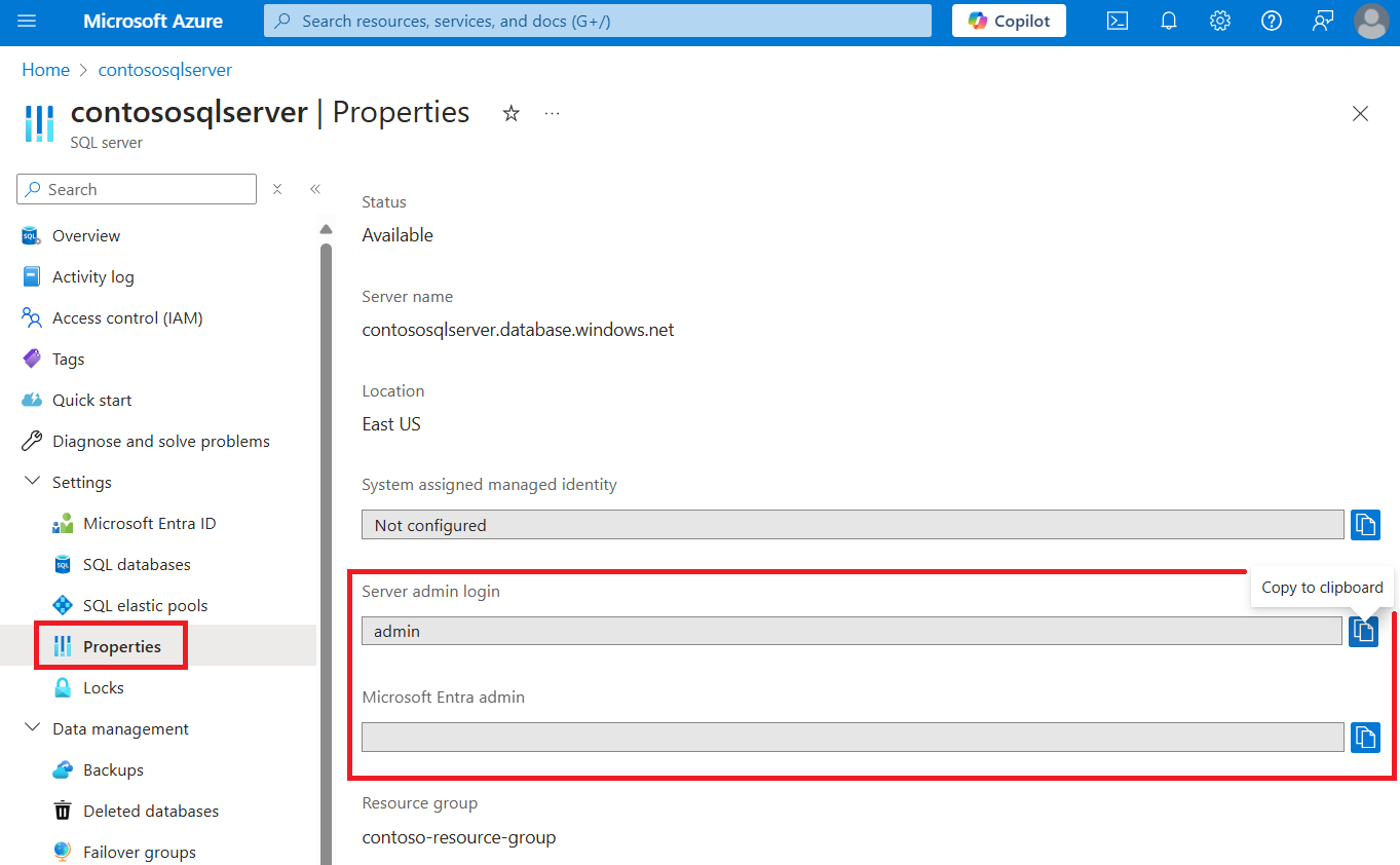 SQL Server-rendszergazdák
