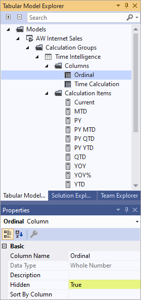 Az oszlop rendeléshez