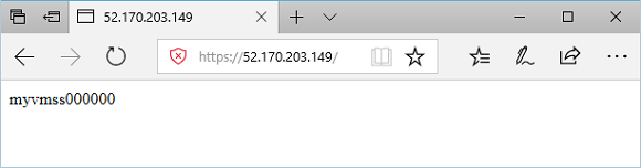 Az alap URL-cím tesztelése az alkalmazásátjáróban