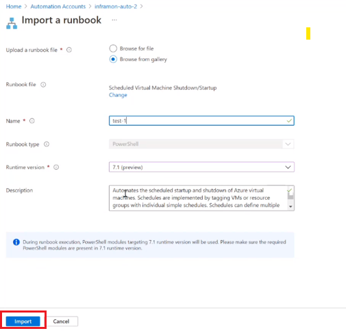 Katalóguselem importálása.