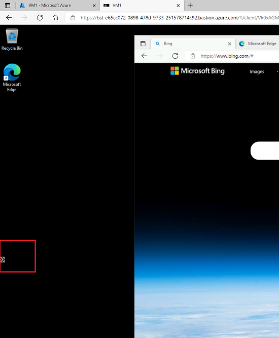 Másolás és beillesztés Windows virtuális gépre és onnan: Azure - Azure  Bastion | Microsoft Learn