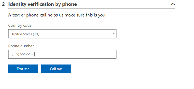 Képernyőkép az identitás telefonon történő ellenőrzéséről.