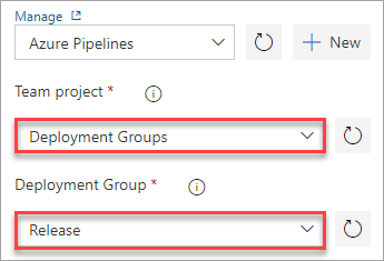 Az Azure Pipelines üzembehelyezési csoport konfigurálása