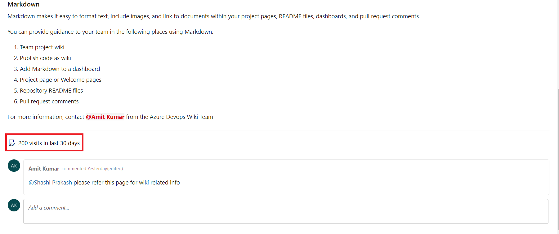 Képernyőkép egy wikilap korábbi látogatásairól.
