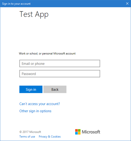 Oktatóanyag: Windows megjelenítési alaprendszer (WPF) alkalmazás  létrehozása, amely a hitelesítéshez használja a Microsoft Identitásplatform  - Microsoft Entra | Microsoft Learn