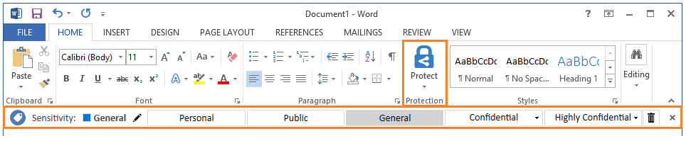 Azure Information Protection tutorial - client installed