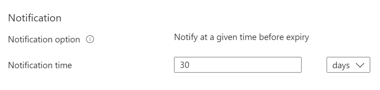 Értesítés konfigurálása