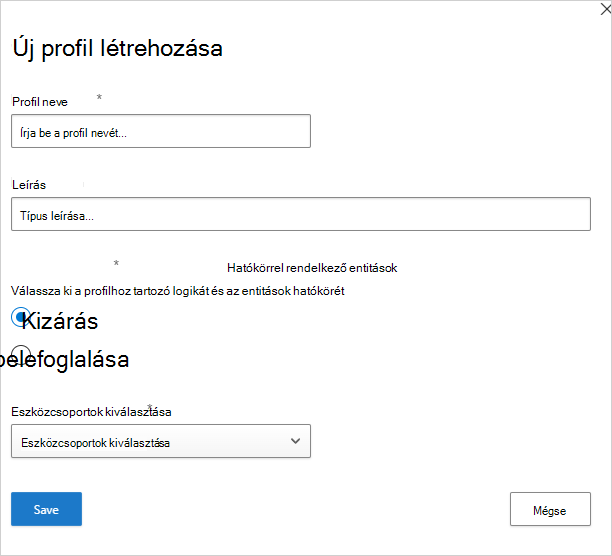 Hatókörű profilok.