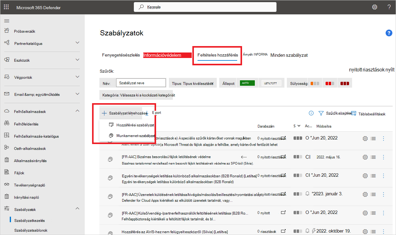 Screenshot of the Create a Conditional access policy page.