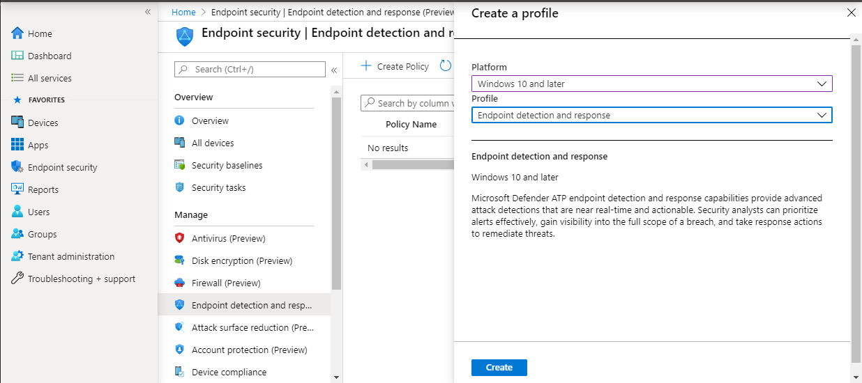 A Microsoft Intune Felügyeleti központ4