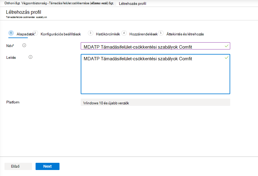 A Microsoft Intune Felügyeleti központ20