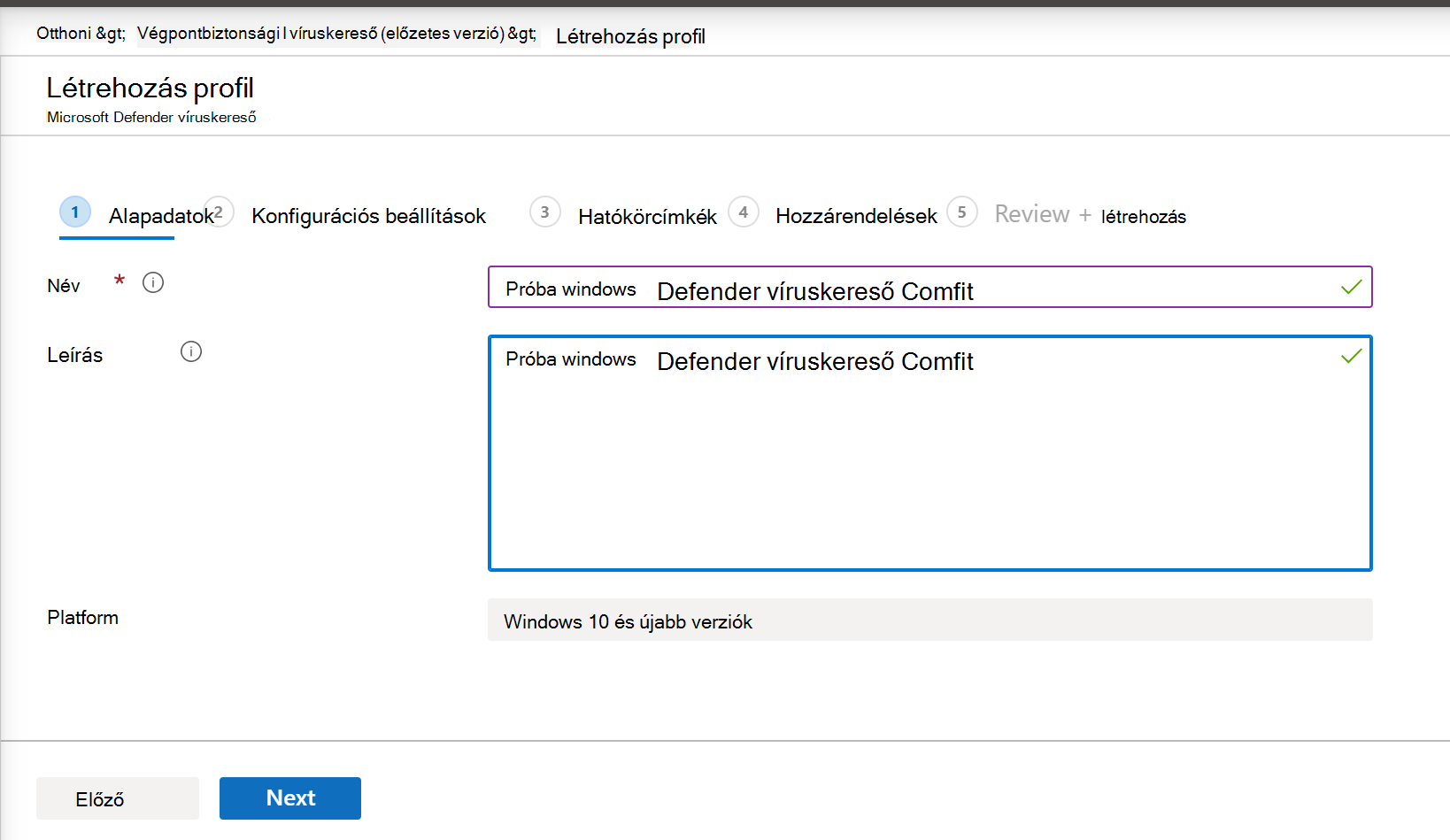 A Microsoft Intune Felügyeleti központ13
