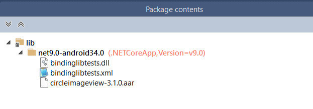 NuGet-csomag tartalma