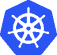 A Kubernetes emblémájának képe.