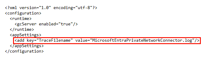 Képernyőkép egy kódrészletről, amely a kiemelendő kódot jeleníti meg.