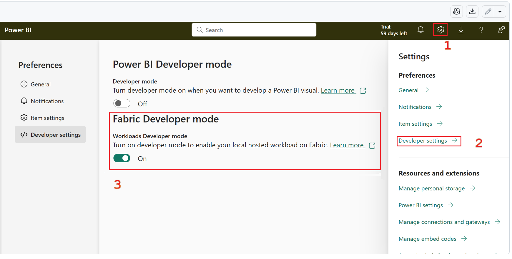 Képernyőkép egy termékváltóról fejlesztői módban.