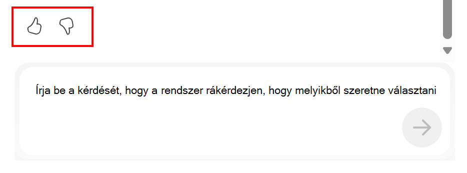 Képernyőkép arról, hogyan küldhet visszajelzést a Copilotról a Microsoft Intune-ban és az Intune Felügyeleti központban.